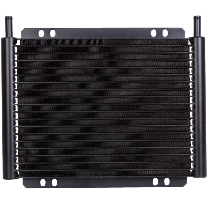 23 Row Engine Transmission Oil Cooler 8 Inch Electric Cooling Fan Ground Thermostat Temp Switch Kit - American Volt