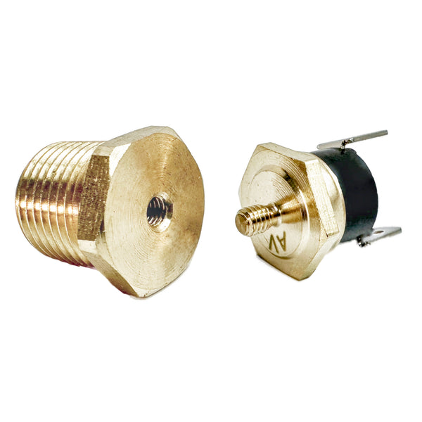 Commutateur de thermostat de température à filetage de ventilateur de radiateur électrique 140-250'F