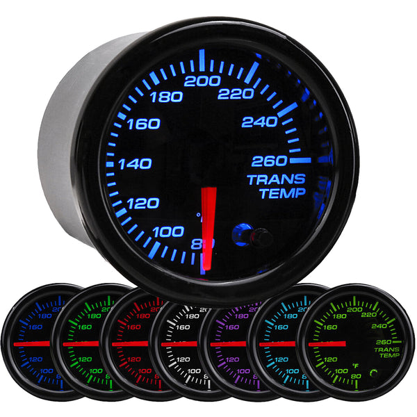 2 Inch Engine Transmission Oil Cooler Temperature Gauge 1/8 NPT Sending Unit
