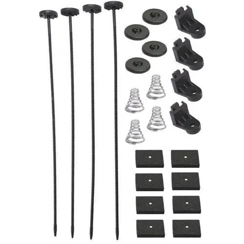 10-11" Inch Electric Cooling Fan 12 Volt Push-In Radiator Fin Probe Thermostat Switch Kit - American Volt