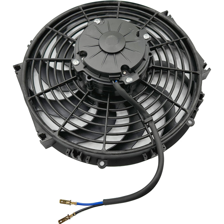 12-13" Inch 180w Electric Cooling Fan 12 Volt Push-In Radiator Fin Probe Thermostat Temp Switch Kit - American Volt