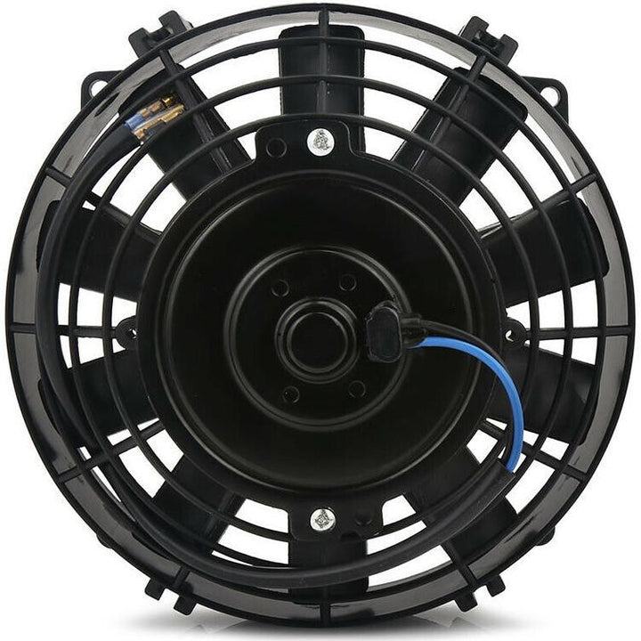 13 Row Engine Transmission Oil Cooler 6" Inch Electric Cooling Fan 12 Volt Red Toggle Switch Wiring Kit - American Volt