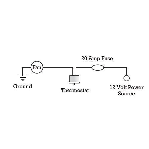 140'F-250'F Electric Radiator Fan Thermostat Switch 1/8" 1/4" 3/8" 1/2" Inch NPT Water Temperature Sensor Probe - American Volt
