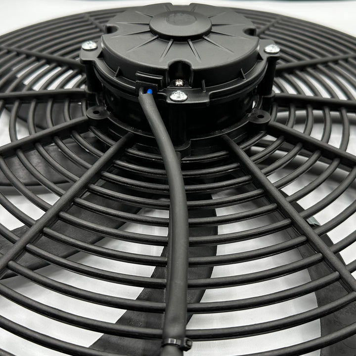 16-17" Inch Automotive 180W Motor Electric Radiator Cooling Fan 12 Volt High Performance CFM Car Truck - American Volt