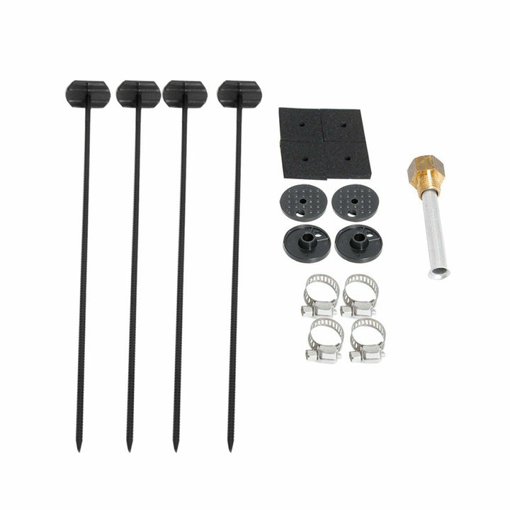 30 Row Automotive Heavy Duty Black Aluminum Engine Transmission Oil Cooler 9" Inch 90w Electric Cooling Fan Kit - American Volt