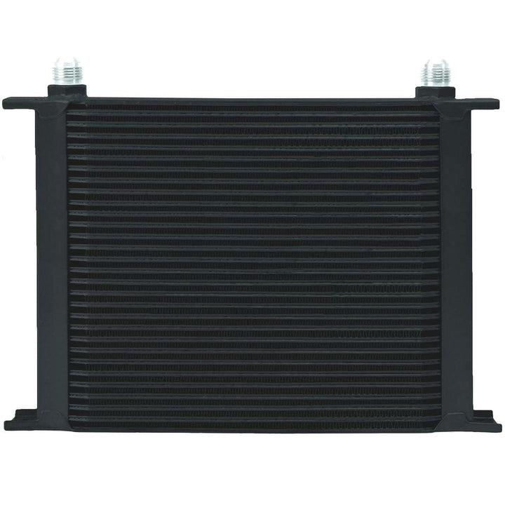 30 Row Heavy Duty Aluminum Automatic Engine Transmission Cooler 8" Inch Electric Fan Kit - American Volt