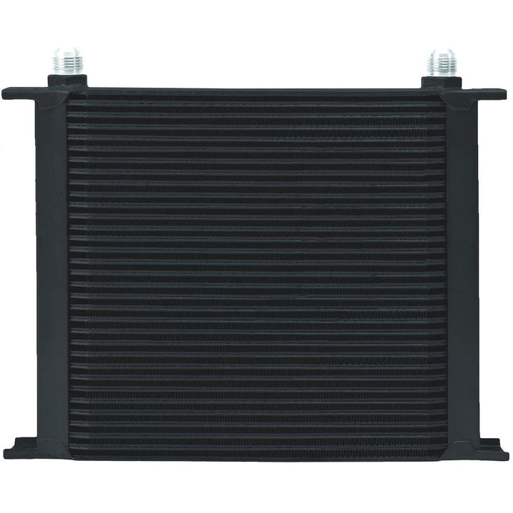 34 Row Engine Transmission Oil Cooler 9" Inch Electric Fan 12 Volt Engine Cooling Thread-In Grounding Thermostat Switch Kit - American Volt
