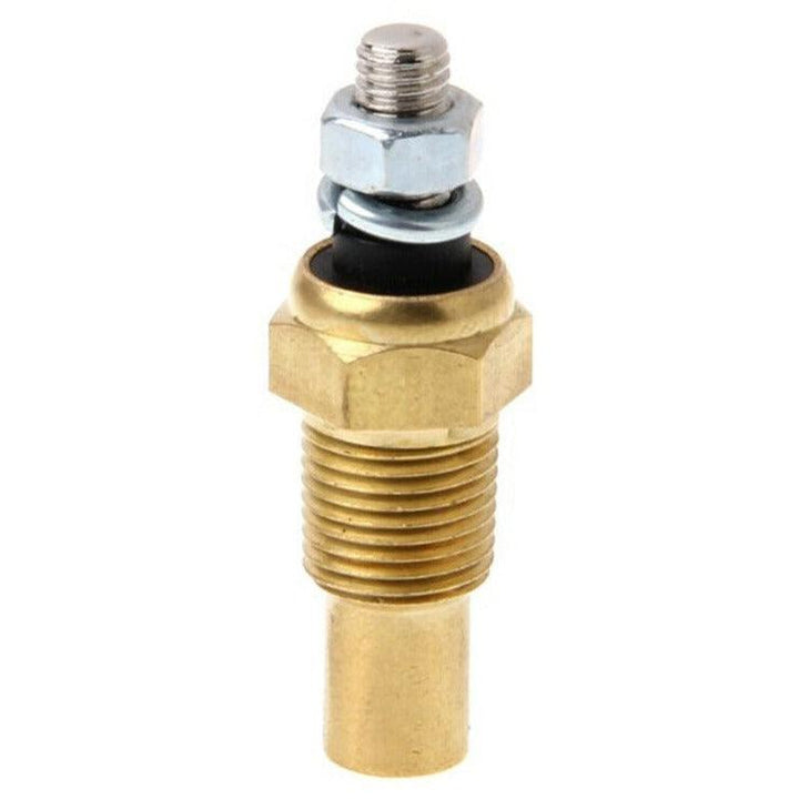 Automotive 1/8" Inch NPT In-Line Hose Fitting 0-300'F Temperature Gauge Sending Sensor - American Volt