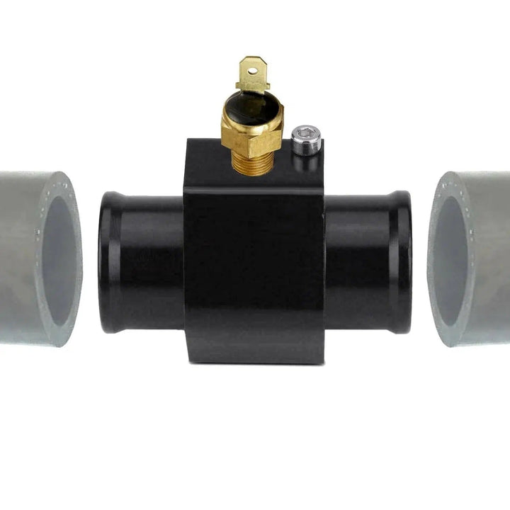 Dual 10-11" Inch Electric Cooling Fans Radiator Hose In-Line Ground Thermostat Temp Switch Wiring Kit - American Volt