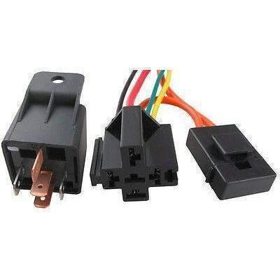 Dual 16-17" Inch 130w Electric Radiator Cooling Fans Grounding Thermostat Temp Switch Wiring Kit - American Volt