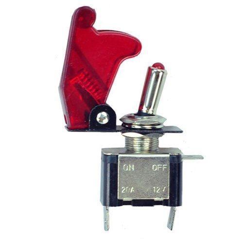 Automotive Manual Rocker Toggle Switch 20A 125V 3-6 Pin Red Lighted Single Dual Electric Fan - American Volt