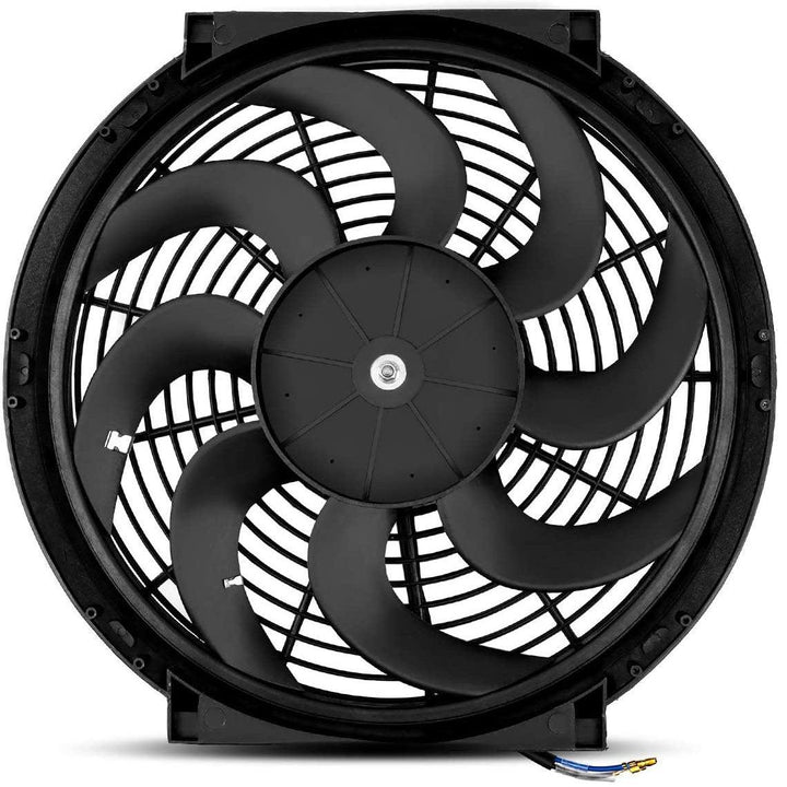 Dual 14-15" Inch Electric Fans Automotive Engine Radiator Cooler Fan Upgraded 130 Watt Motor - American Volt