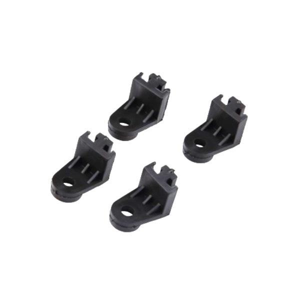 Electric Fan Tie Strap L-Bracket Feet Mounting Kit Zip-Ties Corner Tabs Complete Dual Single Install-Ation - American Volt
