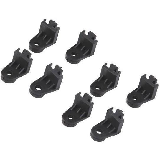 Electric Fan Tie Strap L-Bracket Feet Mounting Kit Zip-Ties Corner Tabs Complete Dual Single Install-Ation - American Volt